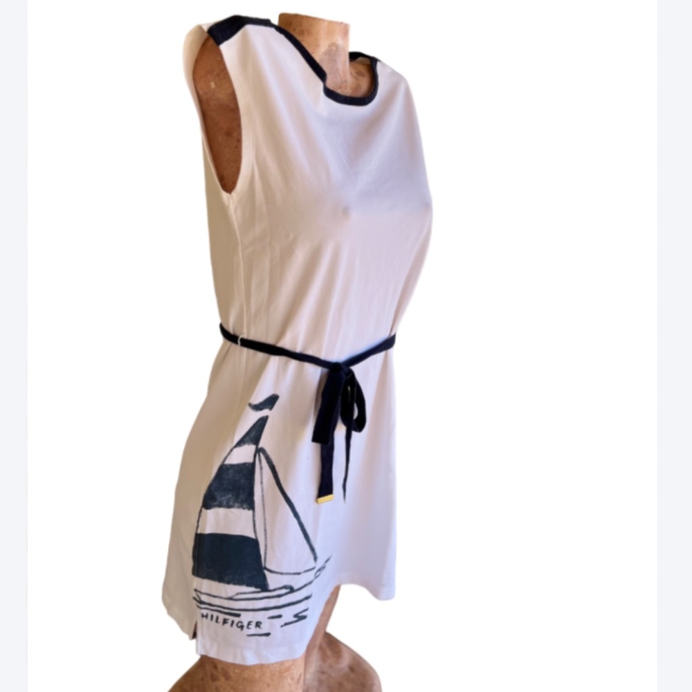 Tommy Hilfiger Shift Dress Adjustable Belt - Picture 1 of 9